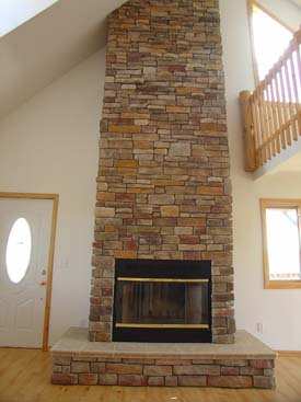 Floor To Ceiling Fireplace