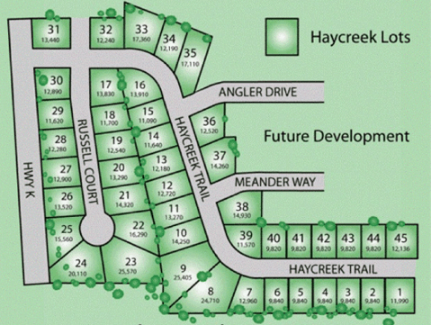 Hay Creek Estates Residential Subdivision Reedsburg Wisconsin Lots For Sale